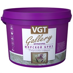 Штукатурка фактурная VGT "Морской бриз" сереб-белая 101 1кг (6шт) 20067