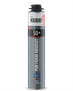 Пена профессиональная KUDO PROFF 50+ ARKTIKA  зимняя (-18)1000мл (12шт) KUPP10W50+