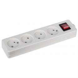 Колодка К-4s ЭРА 4гн б/з с выкл  Б0003480