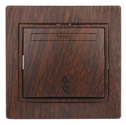 1-103-10 Intro Переключатель, 10А-250В, IP20, СУ, Plano, венге Под заказ Б0030040