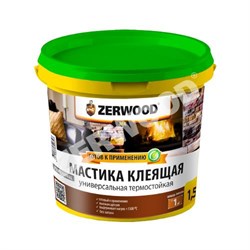 Клей-мастика ZERWOOD MK термостойкая 4кг ведро (уп4) 871698675