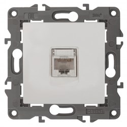 14-3107-01  ЭРА Розетка RJ45, IP20, Эра Elegance, белый Б0034302