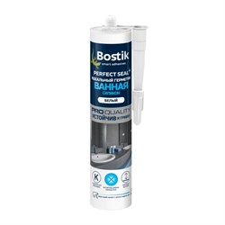 Герметик Bostik Perfect Seal силиконовый для ванной  белый 280 мл (12шт) BOK212786