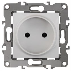 12-2105-01 ЭРА Розетка 2P,16АХ-250В, Эра12, белый (одноместная) Б0018254