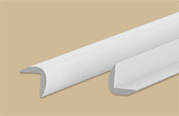 Угол наруж. вспенен округлый 12х12мм белый 2,7м (30шт/уп) УнО12 001 БЕЛ