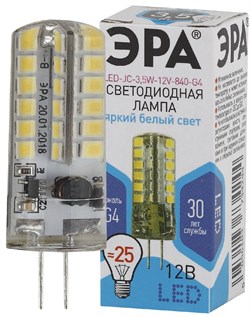 Лампа светодиодная ЭРА LED JC-3,5w-12v-840-G4 4000К Б0033196
