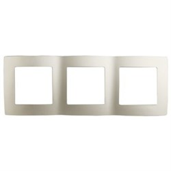 12-5003-15 ЭРА Рамка на 3 поста, Эра12, перламутр Б0019377