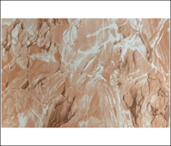 pm066 DEKORON 67.5 см/8 м мрамор розовый с белыми разводами 00100041
