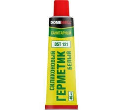 Герметик DONEWELL силиконовый санитарный белый 40мл (24шт) DST-121