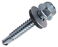 Саморез кровельный RAL-3005 ZP 4,8х29 (250шт) винно-красный  АВ5304802935507