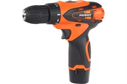 Дрель-шуруповерт аккум.PATRIOT BR 114LI(12в,2*2.0акб,2скор,350,1250об/мин,d оснастки 10м (АКБ в комп 180201405 - фото 72826