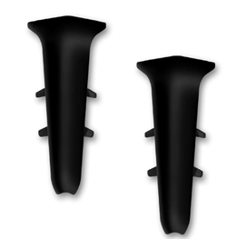 Угол внутренний для плинтуса 70мм "Деконика" Черный 007 (20шт/уп) Д-П70-В 007 ЧЕР