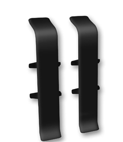 Соединитель для плинтуса 70мм "Деконика" Черный 007 (20шт/уп) Д-П70-С 007 ЧЕР