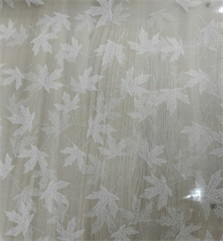 pn025 DEKORON 45 см/8 м витраж цветной прозрачный белый лепесток																												 00104701