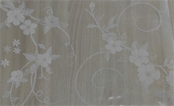 pn037 DEKORON 45 см/8 м витраж цветной	 прозрачная цветы																												 00106243