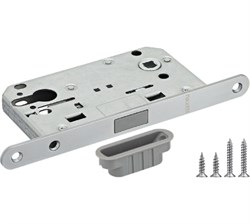 Защелка дверная,цвет-мат.хром магнитная под цилиндр RM1885 SC RUCETTI 9014501