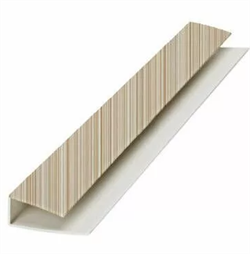 Профиль  для панелей "L"   8мм 2,7м  "Идеал Ламини"  Рипс персик 501 (25шт/уп) П8-Л-2,7 501 РПС ПРС