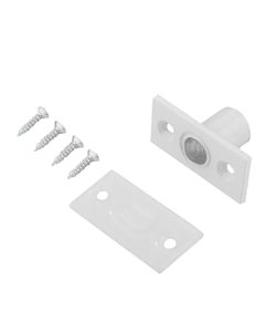 Фиксатор двери шариковый, белый 81950423 - фото 73297