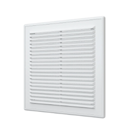 Решетка вентиляционная AR разъемная 250х250 пластик AURAMAX												 A2525R