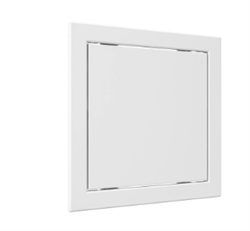 Люк ревизионный AD фланец 196х196 нажимной 218х218 пластик AURAMAX AD2020