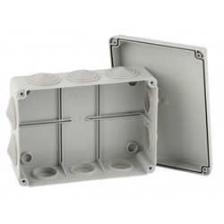 Коробка распаячная ОУ КОР 190х140х70мм с гермовводами 10 вх. IP54 ЭРА																														 Б0047266