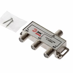 Делитель ЭРА SIMPLE TV  3 ответвления под F разъём 5-1000 МГц (1шт/уп) Б0048321