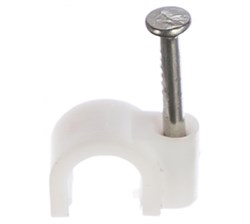 SK-6 Скоба 6мм круглая пластиковая ЭРА (50шт/уп) Б0038891