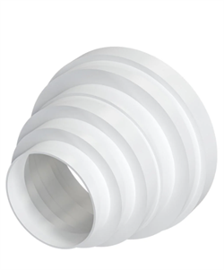 Редуктор PU D160/150/125/120/100/80 пластик ERA  PU16.15.12,5.12.10.8