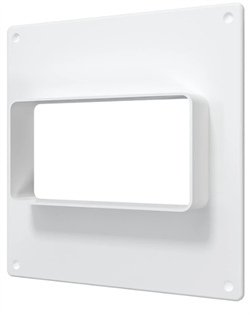 Площадка торцевая ПТП фланец 55х150 150х150 пластик ERA  511ПТП