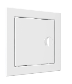 Люк ревизионный ЛР фланец 146х146 ручка 168х168 пластик EVECS  Л1515Р