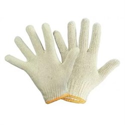 Перчатки х/б БЕЗ ПВХ, 4 нит.10 класс (белые) (300пар/уп) 00-00014623
