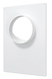 Площадка торцевая ПТП фланец D120 180х250 пластик ERA  120ПТП