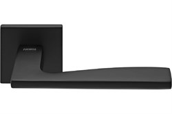 Ручка дверная ,цвет-черный на квадрат.основе тонкой  RAP 28 SLIM-S BL Rucetti  9014610