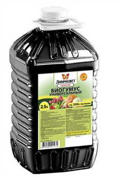 Удобрение БИОГУМУС ДОБРОЦВЕТ универсальный 2,5л ПЭТ (уп 6) 08974825