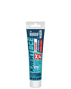 Клей монтажный "КУДО" SPRINT клеит все  на основе гибридных полимеров белый 110 мл (20шт) KXT-4W