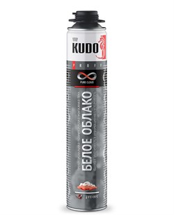Пена профессиональная KUDO PROFF PURE CLOUD "Белое Облако" летняя (+5) 1000мл (12шт/уп) KUPP10S80