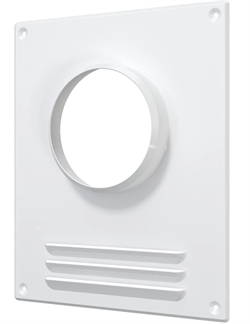 Площадка торцевая ПТМР фланец D80 решетка 196х236 окраш.сталь ERA  80ПТМР