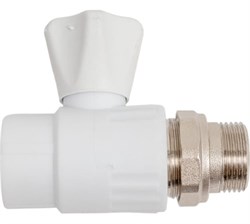 Кран шаровой для радиатора прямой 25х3/4" (50/10) (Valfex) ЗАВОД ВАЛФ-РУС  10149025