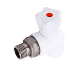 Кран шаровой для радиатора угловой 25х1/2" (40/10) (Valfex) ЗАВОД ВАЛФ-РУС  10148125