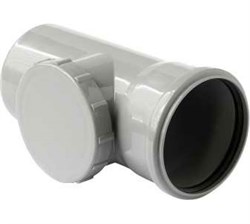 Ревизия с крышкой D110мм вн.канализ.(25) VALFEX  20103110