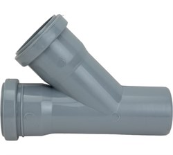 Тройник 45°  50-50 вн.канализ.(140) VALFEX  22050050
