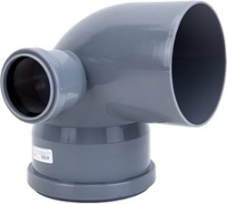 Отвод универсальный 110/50х87,5° лев.-прав. вн.канализ.(25) VALFEX  23123150