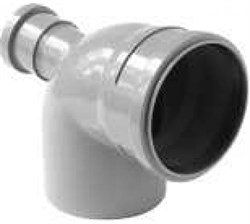 Отвод универсальный 110/50х87,5° фронт-тыл вн.канализ.(30) VALFEX  23124150