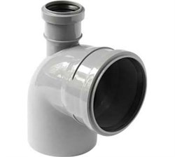 Отвод универсальный 110/50х87,5° фронт-вверх вн.канализ.(30) VALFEX  23125150