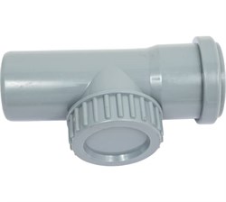 Ревизия с крышкой D 50мм вн.канализ.(180) VALFEX  20103050