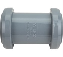 Муфта двухраструбная  40 мм вн. канализация (480/20) VALFEX (ремонтная, без перегородки) 20106040