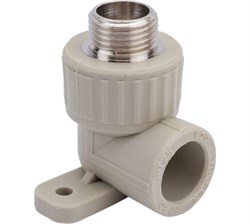 Угол с наружной резьбой (простое крепление) 20х1/2" (80/20) (Valfex) 10121020