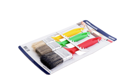 Набор кистей универсал. (Кисти Эмали25х10мм,Работы по дереву 35х10,Водные краски 50х12мм) АКОР(25шт) 170 25 050