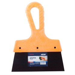 Шпатель  150мм гладкий с антикорр.покр с оксид.сталь АКОР ( 50шт/уп) 4680031534369