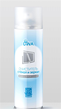 UA640 Очиститель стекол и зеркал пенный (аэрозоль) UWA 620 мл (12шт/уп) UA640